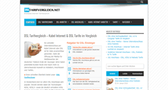 Desktop Screenshot of dsltarifvergleich.net