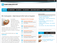 Tablet Screenshot of dsltarifvergleich.net